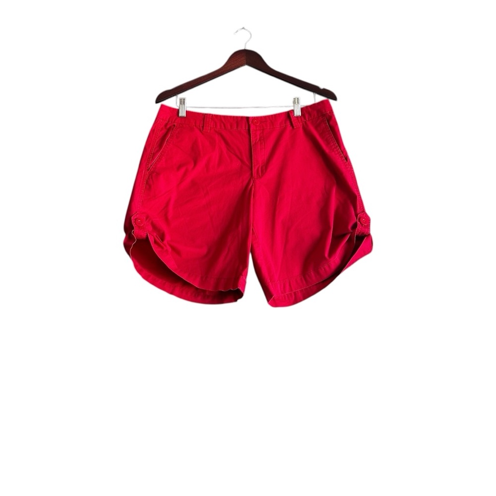 Liz Claiborne Red Casual Shorts Women’s Sz 10 - Picture 1 of 12